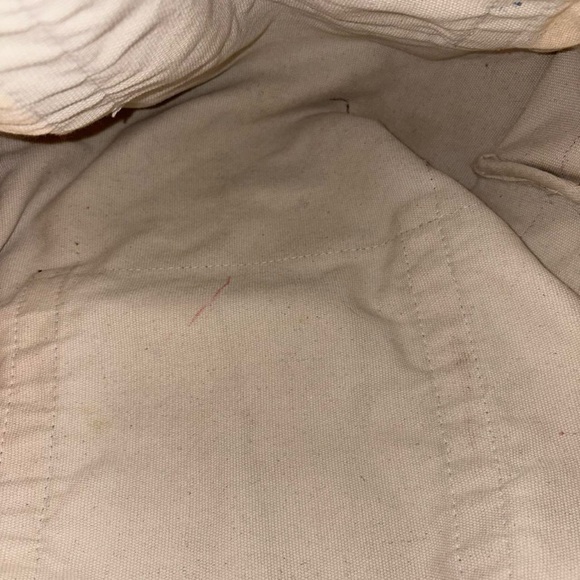 Jobs Ashton Kutcher Canvas Tote Bag with Black Straps - Picture 7 of 7